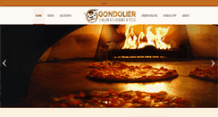 Desktop Screenshot of gondolierpizza.com