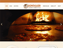 Tablet Screenshot of gondolierpizza.com